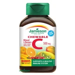 JAMIESON Vitamín C 500 mg mix troch ovocných príchutí 120 tabliet na cmúľanie JAMIESON Vitamín C 500 mg mix troch ovocných príchutí 120 tabliet na cmúľanie