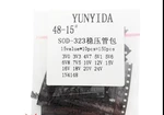 1bag/lot SMD Voltage regulator diode package SOD-323 contains: 3V 3.3V 6.8V 16V 24V 1N4148 connector