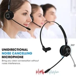 Wireless Bluetooth-compatible Headset AVRCP A2DP with Noise Cancelling Microphone for Music Playing Talk in Clarity Pro