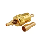 Superbat RCA PHONO Male Crimp Straight Goldplated RF Connector for RG174 RG316 LMR100 Cable