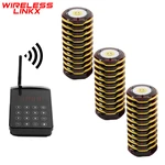 Wirelesslinkx Restaurant Pager Waterproof Breakproof Wireless Calling Dining Hall Guest Customer Pager For Food Court Office