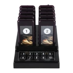 Wireless Pager System Restaurant Queuing Calling System 10 Pager 100-240V US