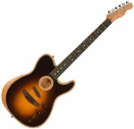 Fender Player Series Acoustasonic Telecaster Black Shadow Burst Guitarra electro-acústica