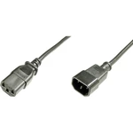 Digitus napájací prepojovací kábel [1x IEC C14 zástrčka 10 A - 1x IEC C13 zásuvka 10 A] 1.20 m čierna