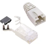 BEL Stewart Connectors SS39WSE Konektor RJ45 CAT 6 SS39WSE zástrčka, rovná  Počet pólov: 8P8C  biela 1 ks