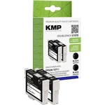 KMP Ink náhradný Epson T0711 kompatibilná Dual čierna E107D 1607,4021