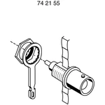 TRU COMPONENTS  spájkovací kontakt strieborná 1 ks