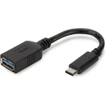 Digitus USB 3.0 adaptér [1x USB 3.2 gen. 1 zásuvka A - 1x USB 3.0 zástrčka C] AK-300315-001-S guľatý, obojstranne zapoji