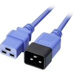 LINDY napájací predlžovací kábel [1x IEC C20 zástrčka 16 A - 1x IEC C19 zásuvka 16 A] 1.00 m modrá