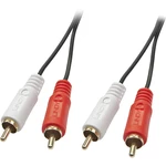 LINDY 35663 cinch audio prepojovací kábel [2x cinch zástrčka - 2x cinch zástrčka] 5.00 m čierna