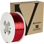 Verbatim 55062  vlákno pre 3D tlačiarne PETG plast  2.85 mm 1 kg červená (transparentná)  1 ks