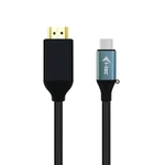 Kábel i-tec USB-C/HDMI, 1,5m (C31CBLHDMI60HZ) čierny káblový adaptér • USB-C/Thunderbolt 3 na HDMI • podpora 4K Ultra HD vrátane zvuku • režimy Rozšír