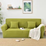1/2/3/4 Seaters Elastic Sofa Cover Thicken Spandex Polar Fleece Chair Seat Protector Stretch Couch Slipcover Home Office