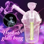 LED Hoookah Pipe Water Smoking Pipes Glass Bottle Lights Changing