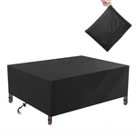 280×180×90cm Garden Furniture Covers Waterproof Anti-UV 600D Oxford Fabric Rectangular Windproof Protector