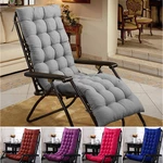 48*155CM Thickened Chair Cushion Double-Sided Available Foldable Rocking Chair Upholstery Outdoor Camping Beach Chairs S