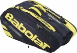 Babolat Pure Aero RH X 12 Black/Yellow Geantă de tenis