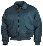 Bunda MFH® Flight Jacket CWU “Bomber“ – Navy Blue (Farba: Navy Blue, Veľkosť: L)