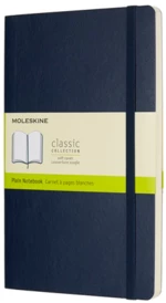 Moleskine - zápisník měkký, čistý, modrý L