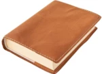 Kožený obal na knihu KLASIK - Ořechová (XL)