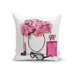 Obliečka na vankúš Minimalist Cushion Covers Pink Flowers and Perfume, 45 x 45 cm