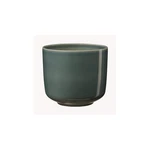Tmavozelený keramický kvetináč Big pots Bari, ø 19 cm