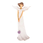 Dekoratívna soška Dakls Angel with a Bouquet, výška 20 cm