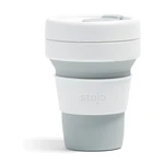 Bielo-sivý skladací hrnček Stojo Pocket Cup Dove, 355 ml