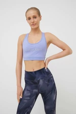 Sportovní podprsenka Calvin Klein Performance Ck Essentials fialová barva