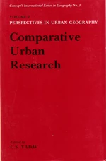 Perspectives In Urban Geography Comparative Urban Research Volume-2