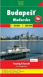 Budapešť + Maďarsko 1:20 000/1:500 000
