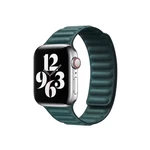 Remienok COTEetCI Double Suction kožený na Apple Watch 38/40/41 mm (WH5292-GR) zelený remienok pre Apple Watch • materiál: umelá koža • na modely 38 a