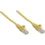 Intellinet 737333 RJ45 sieťové káble, prepojovacie káble CAT 5e U/UTP 25.00 cm žltá  1 ks