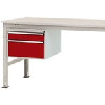 Manuflex ZB4564.3003  Spodná konštrukcia domu, stacionárne, využiteľná výška 300 mm s 2 zásuvkami. Pre hĺbku stola 1200