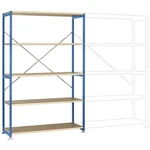 Manuflex RP1036.5007 základný modul regálu oddelenia  (š x v x h) 1250 x 2000 x 700 mm    drevená podlaha