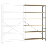 Manuflex RM2584 prístavný modul regálu oddelenia 140 kg (š x v x h) 1470 x 2500 x 800 mm ocel pozinkované pozinkovaný dr