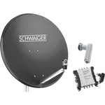 Schwaiger SPI9961SET6 satelit bez prijímača Počet účastníkov: 8 80 cm