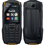 Mobilný telefón Aligator K50 eXtremo (AK50BO) čierny/oranžový tlačidlový telefón • 2,4" uhlopriečka • QVGA displej • 320 × 240 px • procesor MTK6731 (