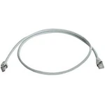 Síťový kabel RJ45 Telegärtner L00000D0035, CAT 5e, S/FTP, 0.50 m, šedá