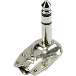 Jack konektor 6.35 mm TRU COMPONENTS 1572333 zástrčka, zahnutá, pólů 3, stříbrná, 1 ks, stereo