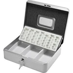 Schránka na peníze Basetech 1511478 (š x v x h) 300 x 90 x 240 mm stříbrná
