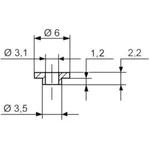 Izolační průchodka KSS V5359, 6/3,1 mm