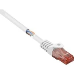 Síťový kabel RJ45 Basetech BT-1719401, CAT 6, U/UTP, 2.00 m, bílá