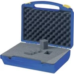 Plastový kufr s pěnovou výplní, 280 x 250 x 100 mm, modrá
