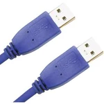 Kabel USB 3.0 A /A 1 m modrý