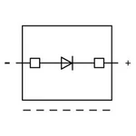 Diodový modul, WAGO 2002-800/1000-410, 5.2 mm , 100 ks