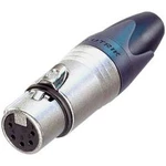 XLR kabelová zásuvka Neutrik NC5FXX, rovná, 5pól., 3,5 - 8 mm , stříbrná