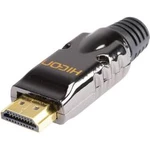 HDMI konektor Hicon HI-HD-M, zástrčka rovná, 19pól., černá