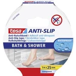 Protiskluzová páska tesa BATH & SHOWER 55533-00000-11, (d x š) 5 m x 25 mm, akrylát, transparentní, 1 ks