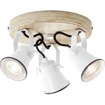Stropní lampa LED GU10 15 W Brilliant Seed 82234/05 bílá, dřevo (světlé)